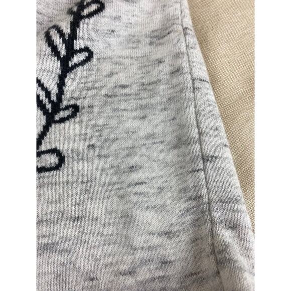 Hello Fall Gray Knit Pillow Cover 20" Square Fall Decor Thanksgiving Harvest - Picture 5 of 5